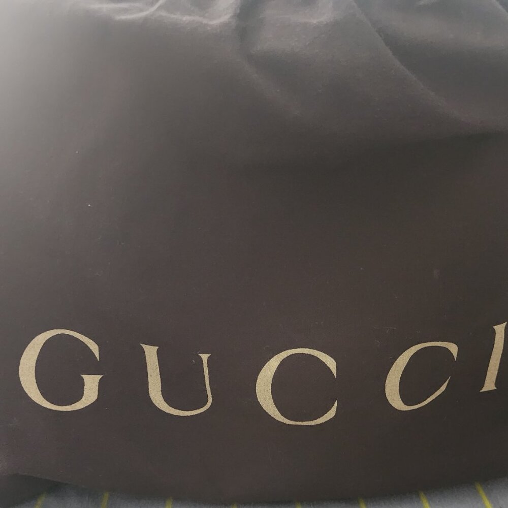 GUCCI - AUTHENTIC PINK LEATHER MICRO GUCCISIMA TOTE - Picture 12 of 12